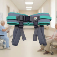 Transfer Belt with Thigh Straps Adjustable Gait Belt with Leg Straps Strong Mobility Aid for Elderly