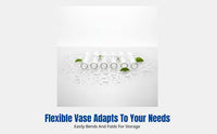 Test Tube Vase, Glass Flower Vase, Foldable Row Design, Creative Hydroponic Holder, Modern Home Decor