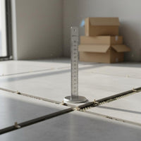 Tile Height Leveling Tool Material Floor Tile Leveling Ruler Thickened Wide Base Tiler Height Ruler for Tilers, Home Renovation