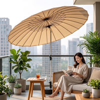 Patio Umbrella with Water Tank Base Stable Patio Umbrella with Base Windproof for Garden, Poolside, Cafe