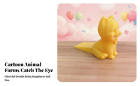 Glossy Dog-Shaped Wedge Door Stopper Single-Piece Cartoon Dog Door Stop Compact Household Item Hard-Shell