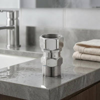 Movable Joint Stainless Steel Angle-Valve Extension Fitting Universal Connection Swivel Threaded Angle Fitting