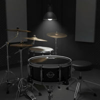 2 Plies 14 Inch Drum Head Polyester Film Double Ply Drum Head Shock Resistant Double Ply Drumhead Long-Lasting for Performance, Practice, Band Rehearsal