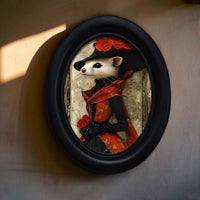 Tabletop Picture Frame Protects Photos Oval Picture Frame Simple Elegant Residential Design Decoration for Desk