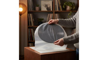 100 Pieces Translucent CD Sleeve with Rounded Top Archival CD Inner Sleeve Anti-Scratch Dust-Resistant for Media Storage