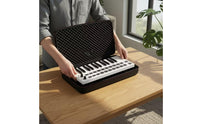 MIDI Keyboard Case Shock-Absorbing Keyboard Case with Handle Shockproof Portable for Musicians, Travel, Studio