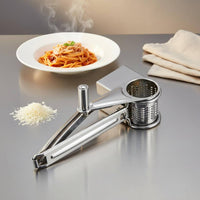 Rotary Cheese Grater Stainless Manual Hand Crank Cheese Shredder Versatile Hand Crank Food Shredder