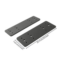 2 Pieces Wood Reinforcement Bracket Coated for Outdoor Construction