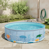 Children's Pool Foldable Swimming Pool Quick Setup for Kids, Young Children, Backyard, Garden