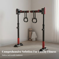 No-Screw Pull-up Bar Easy Installation No-Screw Chin up Bar Thickened Steel Tubes