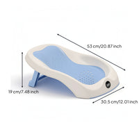 Baby Bath Support Foldable Baby Bath Seat Easy to Store Reclined for Newborn, Bathroom, Nursery
