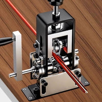 Hand Crank Wire Remover Wear-Resistant Scrap Cable Peeling Machine Adjustable Blade Manual Wire Peeling Tool for DIY Enthusiasts, Recyclers