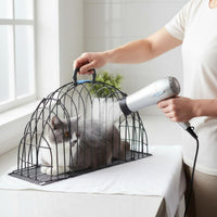 Cat Bathing Cage Portable Cat Washing Cage Multi-Functional Pet Restraint for Veterinarians, Animal Doctor Visits