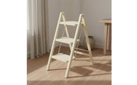 Wide Steps Portable V-Shaped Ladder Anti-Slip Treads 4 Step Folding Ladder Two-in-One Use Household Tool for Housewarming
