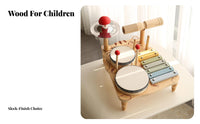 children's Multi-Instrument Music Bundle Orff Inspired Percussion Toy Educational Rhythm Band Kit for Beginners, Parents, Daycare, Home Play, Playroom