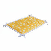 Breathable Woven Cooling Mat adaptable Woven Pet Mat Easy to Clean pet Bedding claw-resistantResistant for feline Owners, Summer, Kennels, Indoors, Floor