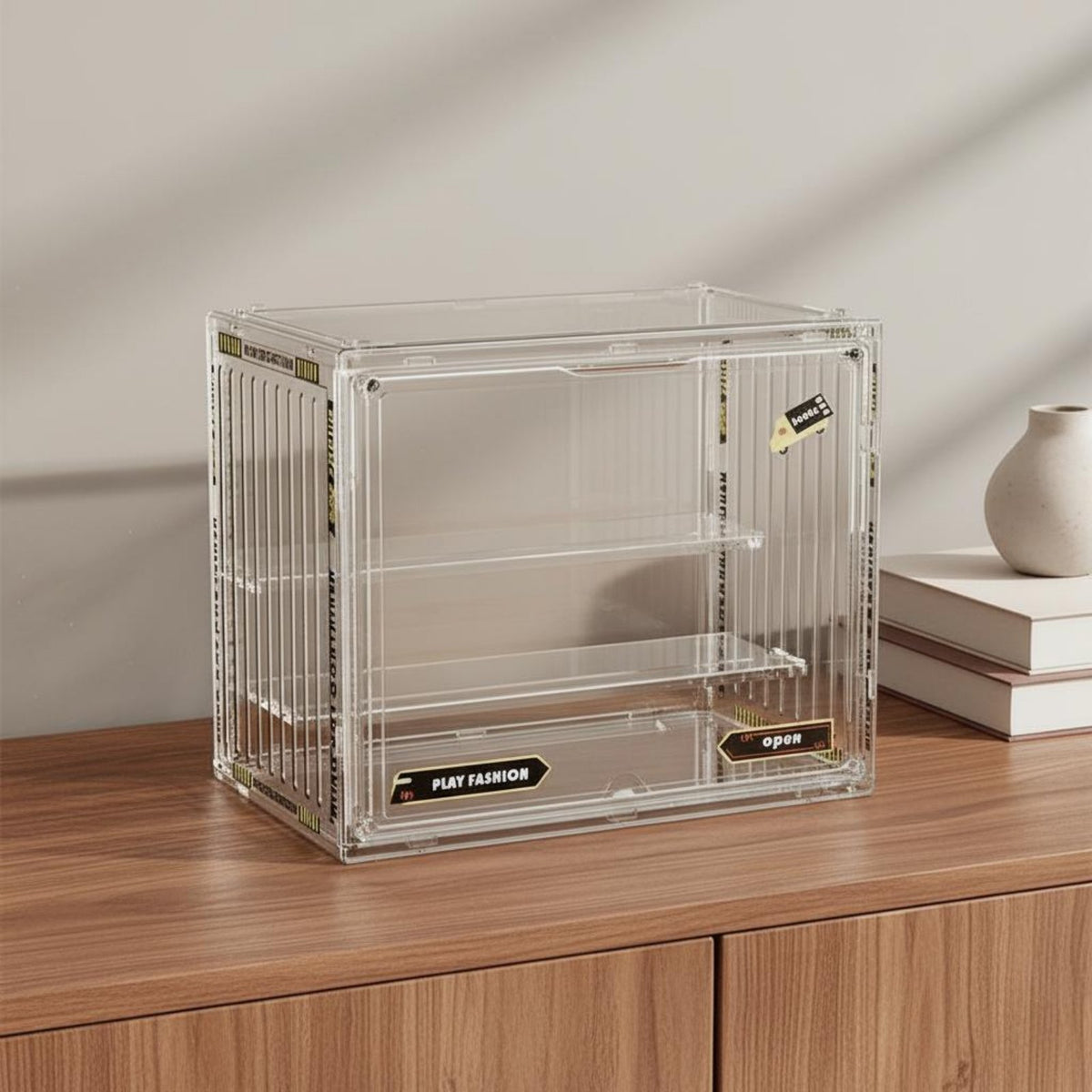 Blind Box Display Case Dustproof Acrylic Display Case High Clarity for Desk