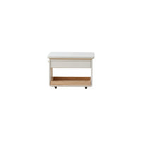 Vintage and elegance Foldable 2-Tier Trolley Movable with casters Household Furniture adaptable Utility trolley sturdyDuty for Interior Design aficionados, Office Workers, Living Room, Balcony, Kitchen, Bathroom
