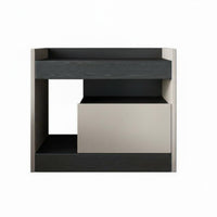 Minimalist Design Sculptural Bedside Table Modern design Nightstand Nordic Aesthetic Bedroom Furniture Creative Shape for Interior Designers, Homeowners, Students, Apartment, Hotel Room, Office