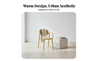 Stackable Design Molded Plastic Chair Integrated Armrests Molded Plastic Armchair Minimalist Design Household Furniture Easy to Clean for Interior Designers, Event Planners, Restaurant, Dining Room, Kitchen, Balcony