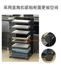放在办公室用的置物架文件收纳开放式小型隔板分层书桌上多层书架 标准款4层白【30*30】可放A4纸