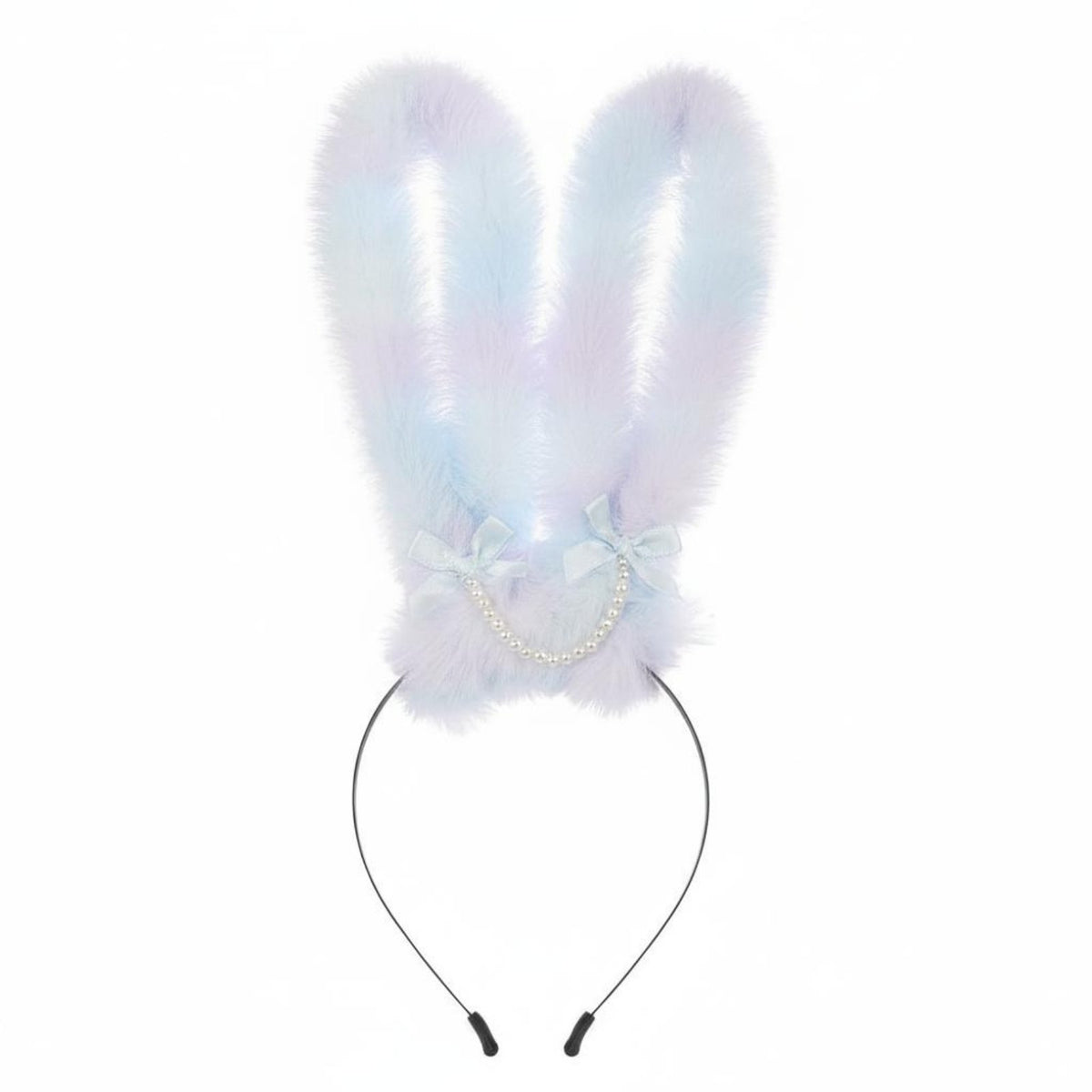 Cute Soft Fabric Bunny Ears Headband Gradient Color Bunny Ears Headband Handmade Rabbit Ear Costume Band Cosplay for Children, Photo Photography