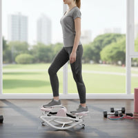 Compact Design Swing Stepper Low Effect Portable Leg Exerciser Core Engagement Fitness Equipment Multi-Functional for Home