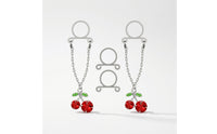 Nipple Hoop Stainless Steel Barbell Dangling for Costumes