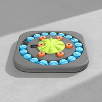 Dog Puzzle Toy with Rotating Wheel Dog Puzzle Toy Non-Slip for Dogs, Young Dogs, Indoor