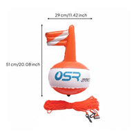 Spearfishing Buoy High Visibility PVC Buoy with Rope Heavy Duty for Spearfishers