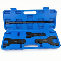 Pneumatics Fan Clutch Wrench Set Carbon-Steel Fan Clutch Wrench with Carrying Case Sturdy for Mechanics, Home Mechanics, Engine Maintenance