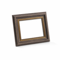 Vintage-Look Resin Photo Frame Tabletop Retro Picture Frame Wall-Mounted Rectangular for Families, Graduates