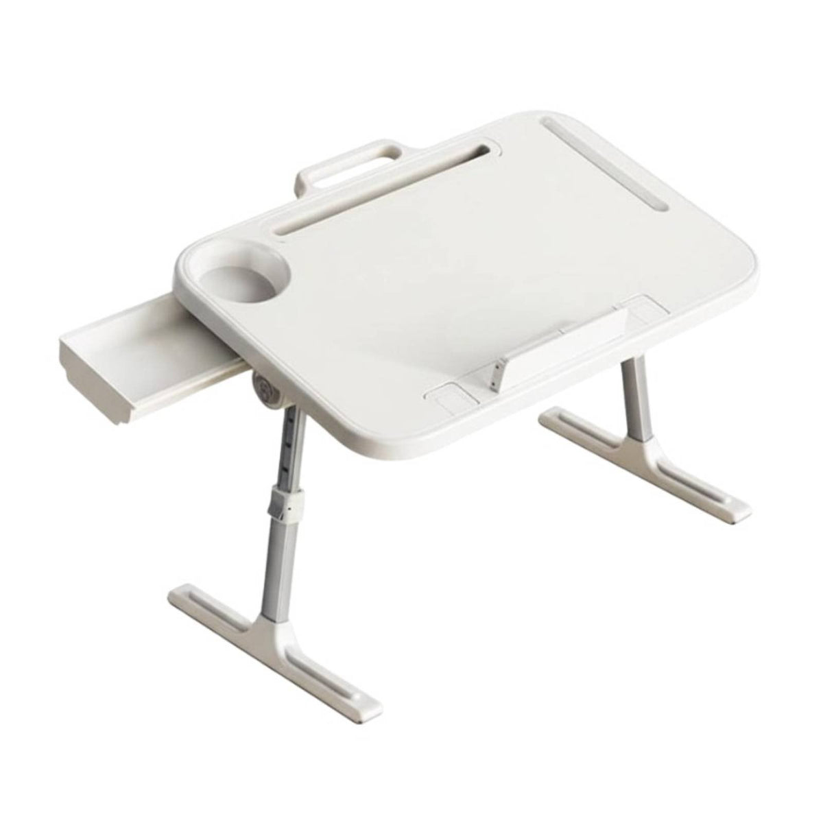 Foldable Design Adjustable kids' Activity Table Multi-Functional Lap Tray with Storage Bins Tilting Surface children's Furniture Tablet & Book holder for Students, Toddlers, Parents, Dorm Room, Bedroom, Playroom, Sofa