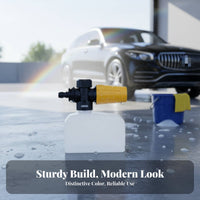 400ml Foam Pot 360° Rotating Nozzle Car Wash Foam Dispenser Thickened Car Wash Soap Dispenser