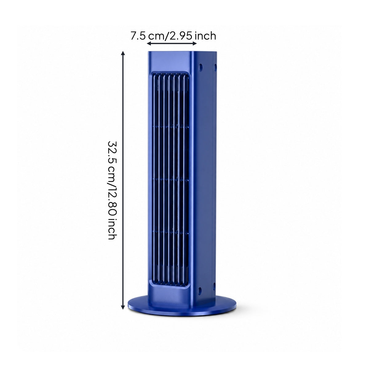 Slim Bladeless Column Fan Corded Standing Fan Quiet Easy to Clean for Home Office