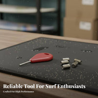 7 Pieces Wave Key and Screw Set Complete Kit Wave Board Fin Key Wave Board Fin Tool Portable Travel Convenient for Beach