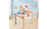 Sand and Water Table Educational Wooden Sensory Table Sand and Water Playset Sturdy Transparent for Toddlers, Playroom