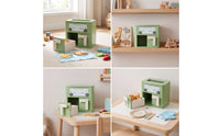 Toy Air Fryer with Pretend Meal Items Air Fryer Child-Friendly Kitchen Playset with Pretend Meal Items for Preschoolers