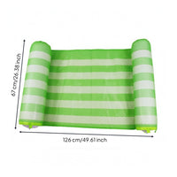 Lounging Inflatable Water Lounge Foldable Floating Lounge Bed for Pool