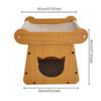 Cat Bed Scratcher Stable Base Cat Scratcher House Compact Design Pet Accessory for Indoor
