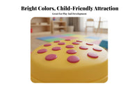 Colorful Balance Stepping Stones Indoor and Outdoor Use Kids Stepping Stones Anti-Slip Sensory Balance Beam Set Open Combination for Children, Preschoolers, Toddlers, Kindergarten, Preschool, Daycare, Playroom