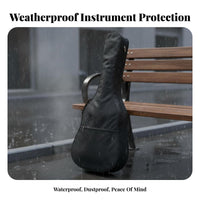 Ukulele Carrying Bag Thickened Padding Acoustic Guitar Gig Bag Soft Guitar Case Waterproof Water-Resistant for Travel, Storage