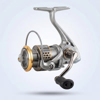 Portable Micro Fishing Reel Ergonomic Micro Compact Revolving Reel Non-Slip Powerful for Anglers, Travel