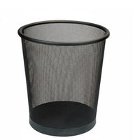 Wire Mesh Trash Can Open Top Mesh Wastebasket Rolled Rim