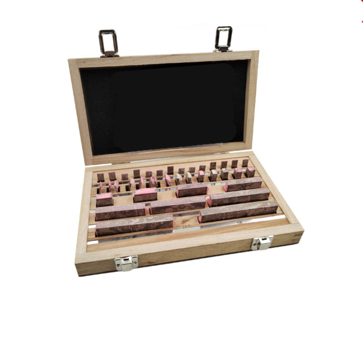 38 Pieces Accurate Precision Steel Gauge Block Set Hardened Steel Gauge Block Set Industrial Slip Gauges Workshop-Grade for Inspectors