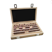 38 Pieces Accurate Precision Steel Gauge Block Set Hardened Steel Gauge Block Set Industrial Slip Gauges Workshop-Grade for Inspectors
