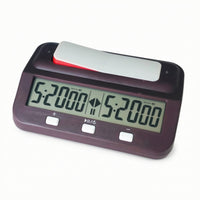 Compact Digital Chess Clock Portable Digital Chess Timer Lightweight Board Game Timer Long-Lasting for Tournaments