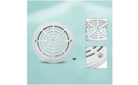 White Pool Main Drain Cover Circular Pool Drain Port Cover Round Safe for Spas