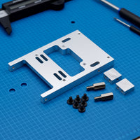RC Servo Mount Bracket Precision-Machined Servo Compartment Bracket Metal for Hobbyists, Model Conversion, Custom Repair