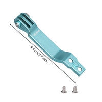 Front Light Bracket CNC Machined Folding Headlight Mount Aluminum Alloy Snout Shaped Mount for Cyclists, Commuters, Commuting